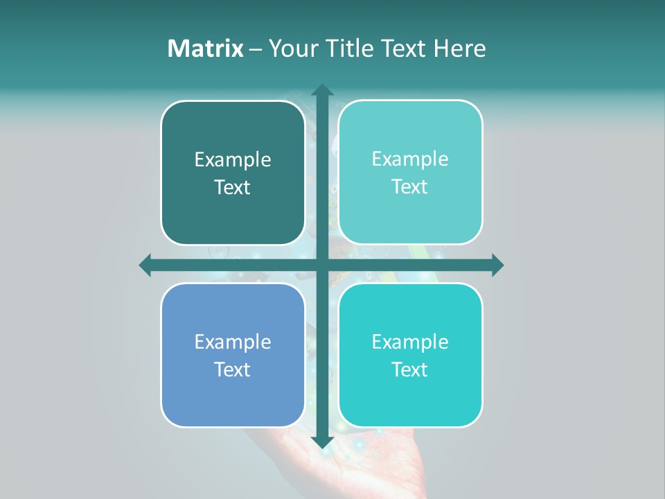 Innovation Hand Mobile PowerPoint Template