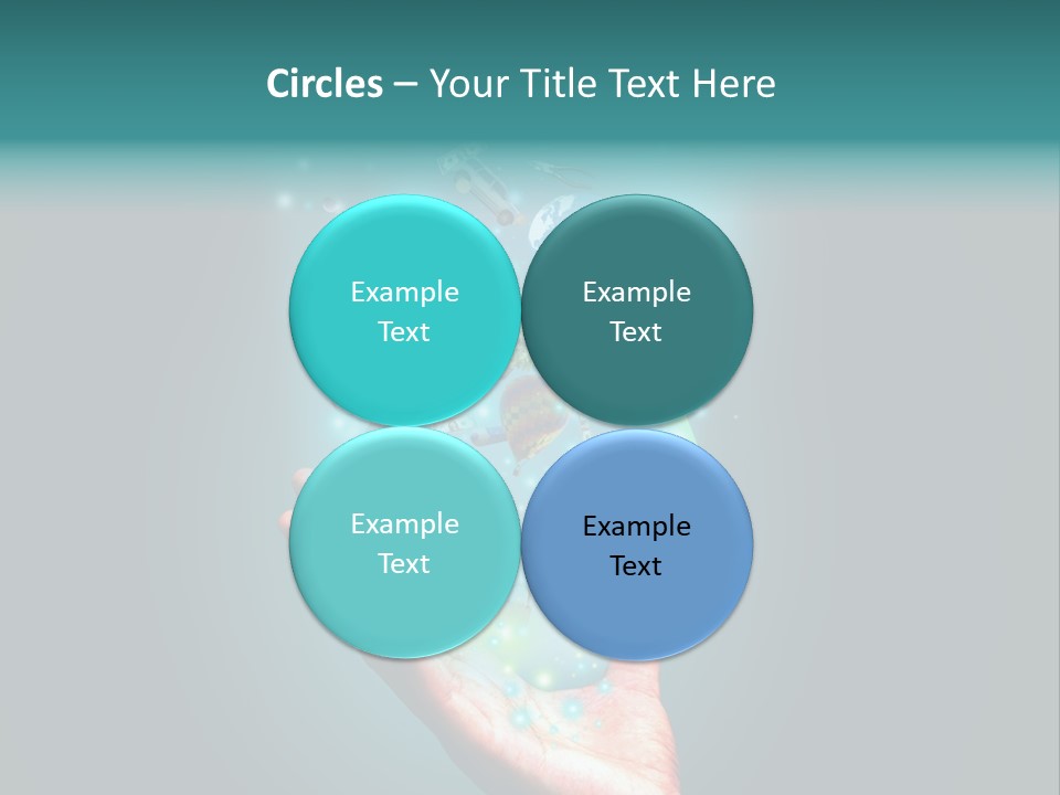 Innovation Hand Mobile PowerPoint Template