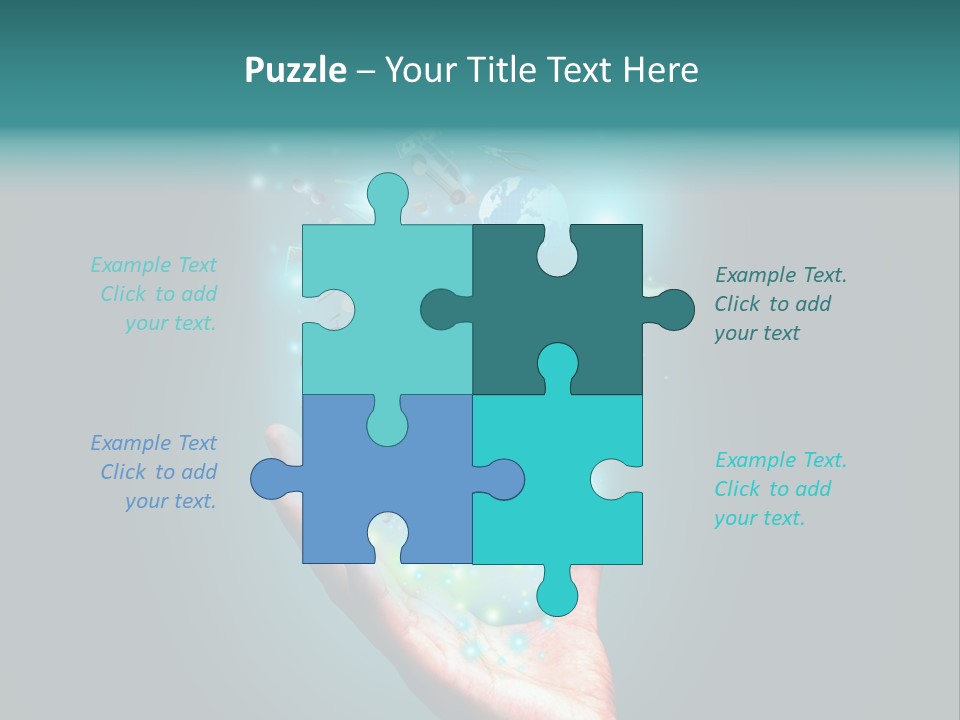 Innovation Hand Mobile PowerPoint Template