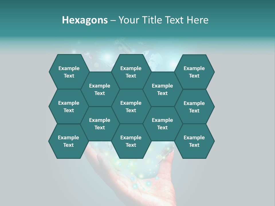 Innovation Hand Mobile PowerPoint Template