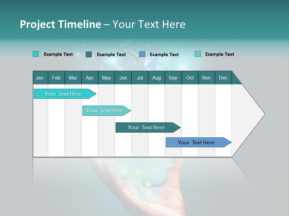 Innovation Hand Mobile PowerPoint Template