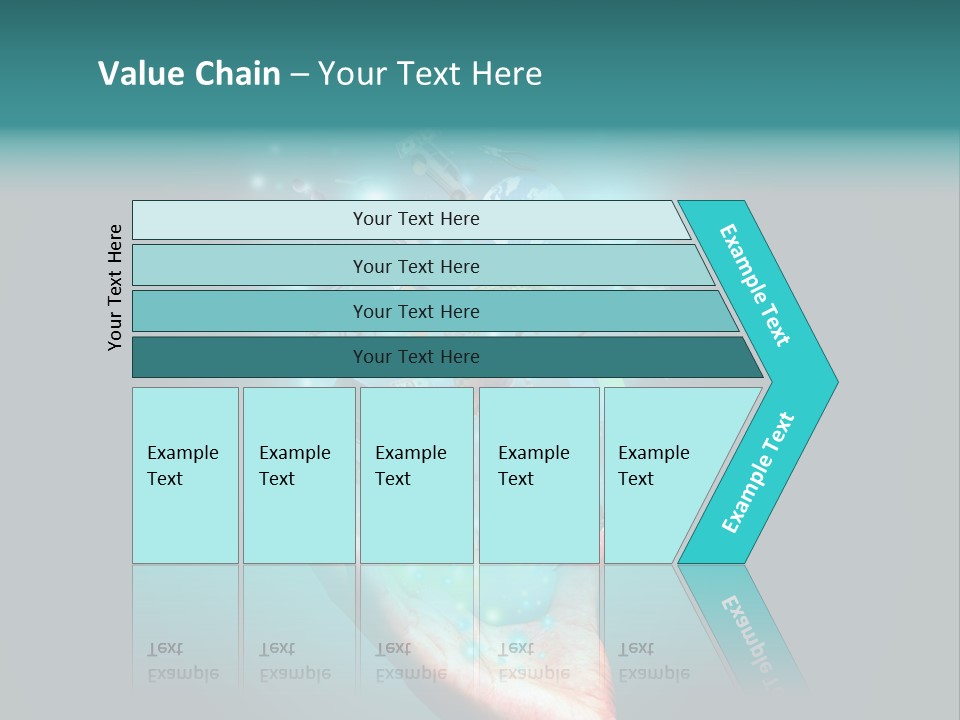 Innovation Hand Mobile PowerPoint Template