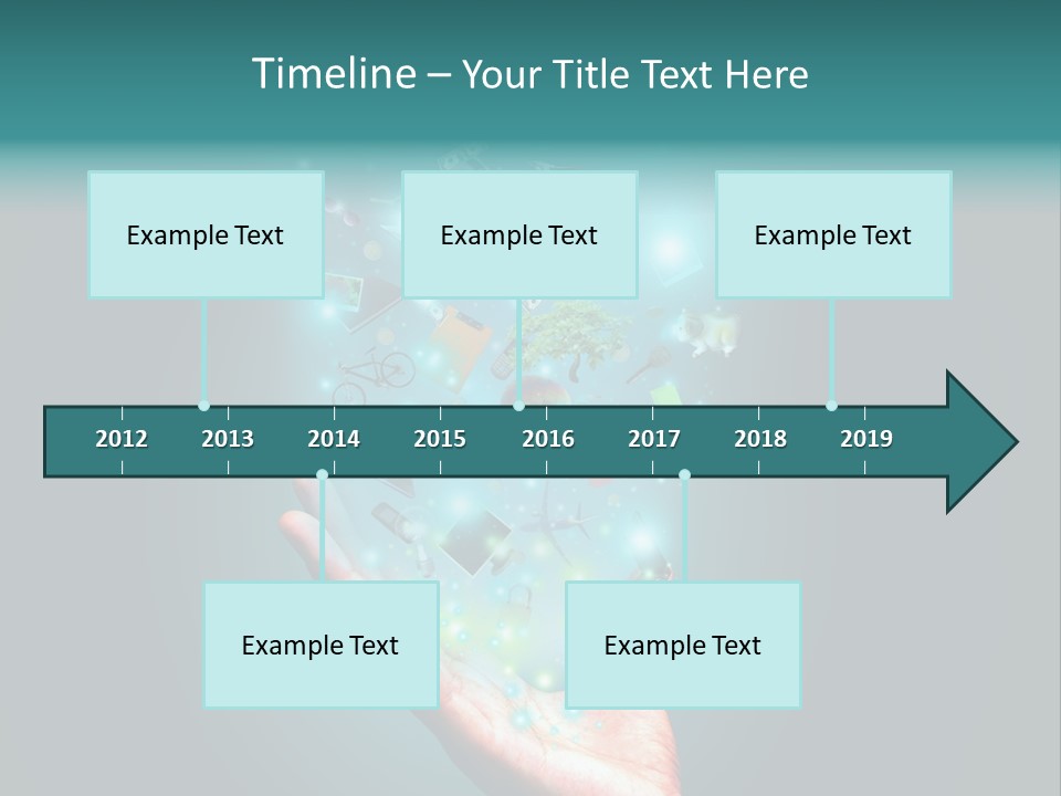 Innovation Hand Mobile PowerPoint Template