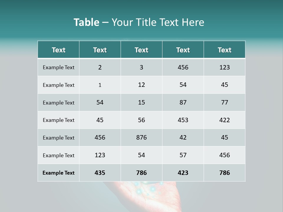 Innovation Hand Mobile PowerPoint Template