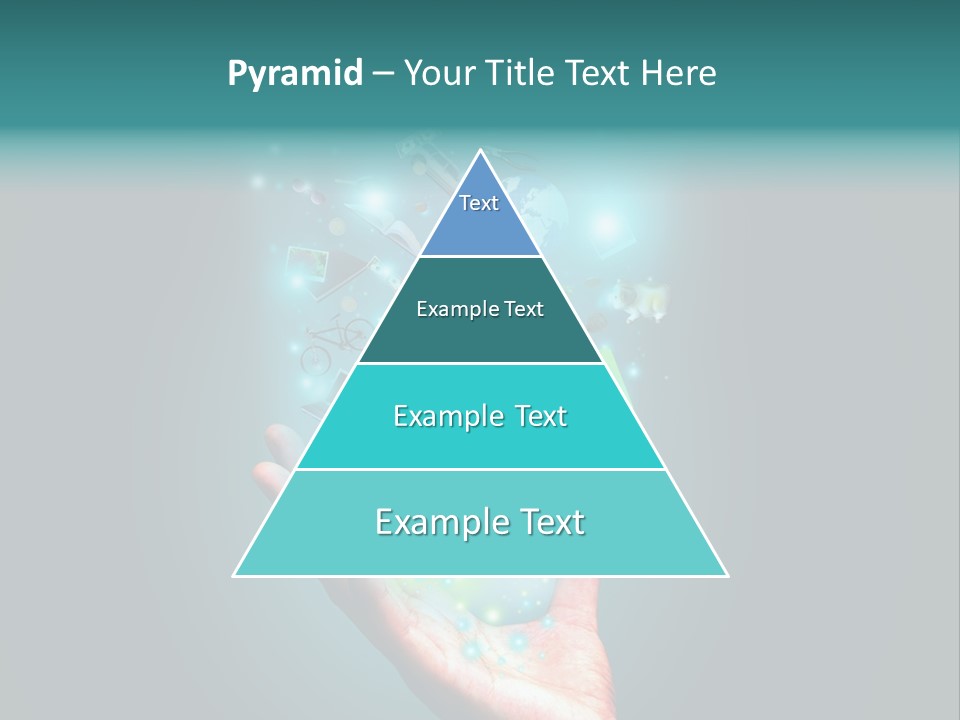 Innovation Hand Mobile PowerPoint Template