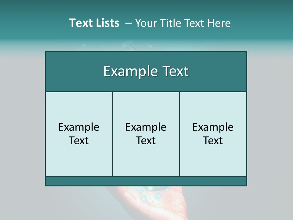 Innovation Hand Mobile PowerPoint Template