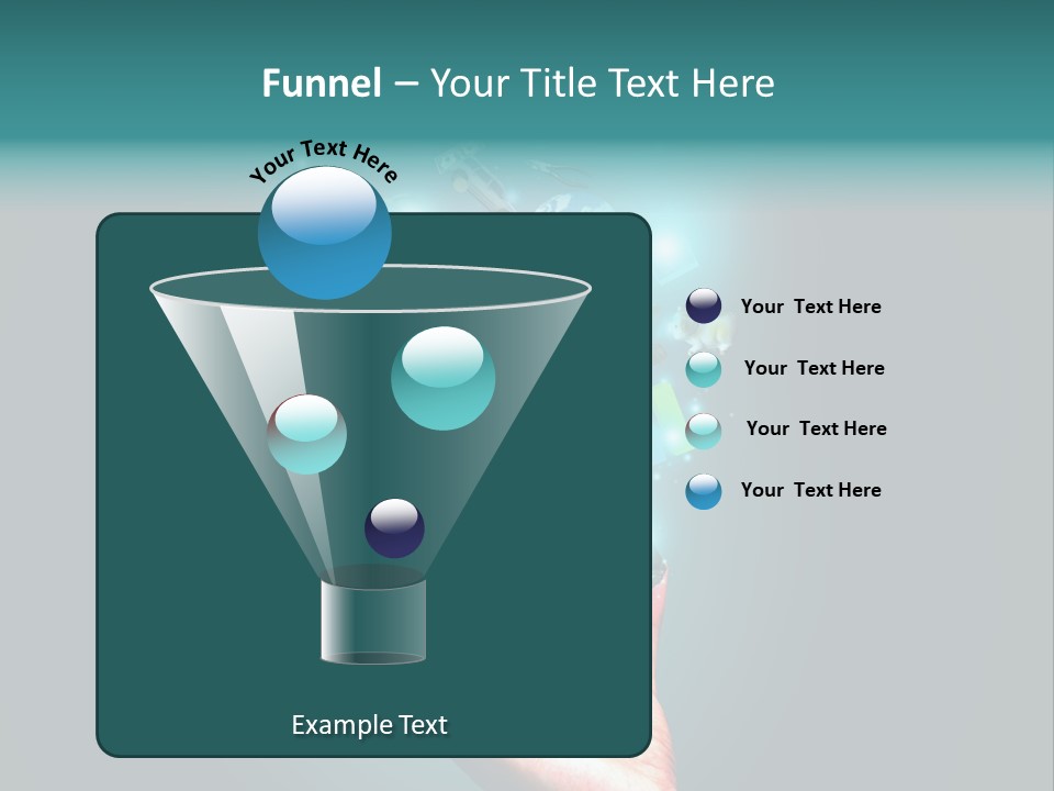 Innovation Hand Mobile PowerPoint Template