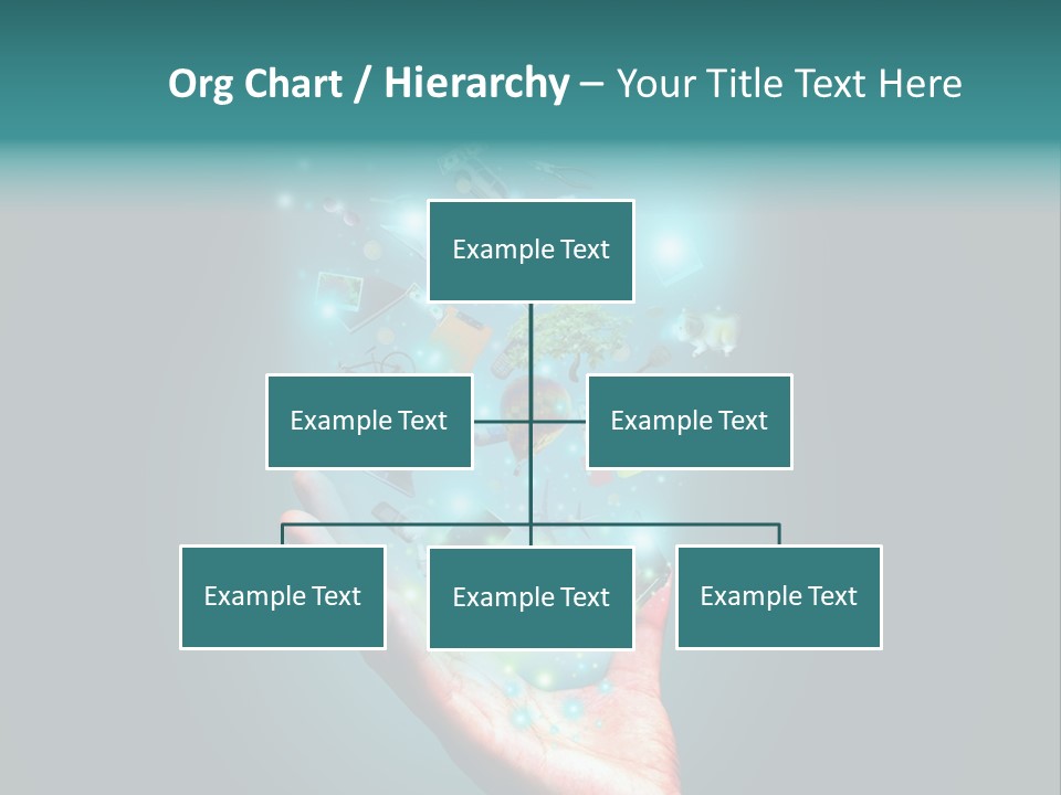 Innovation Hand Mobile PowerPoint Template