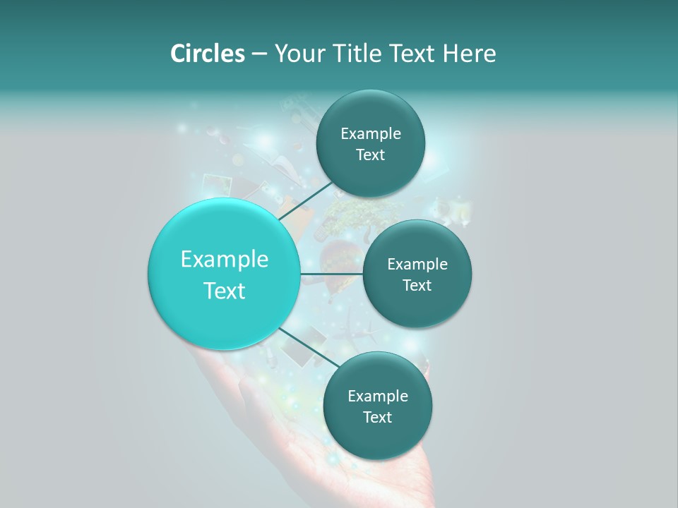 Innovation Hand Mobile PowerPoint Template