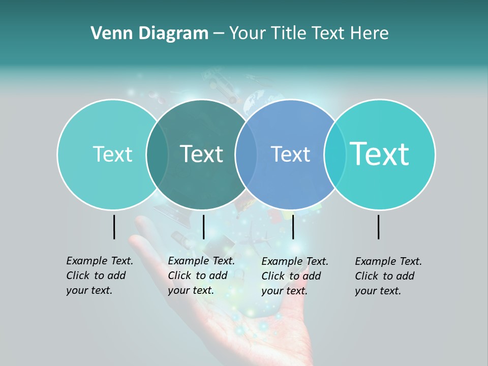 Innovation Hand Mobile PowerPoint Template
