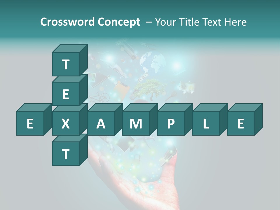 Innovation Hand Mobile PowerPoint Template