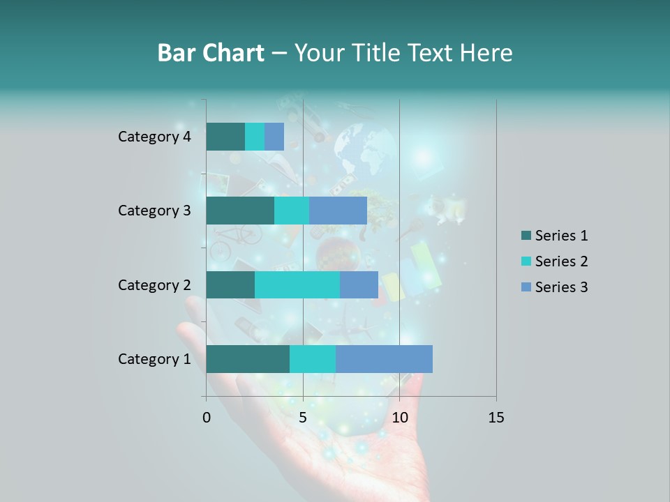 Innovation Hand Mobile PowerPoint Template