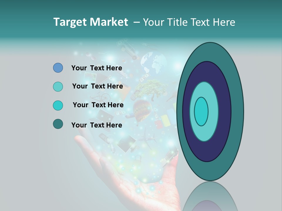 Innovation Hand Mobile PowerPoint Template