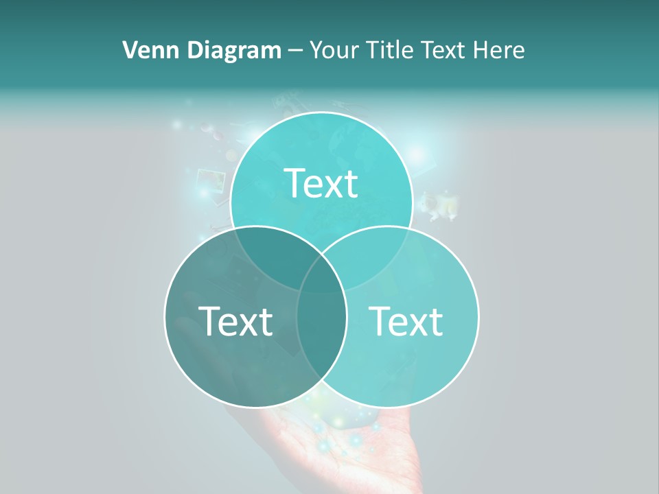 Innovation Hand Mobile PowerPoint Template