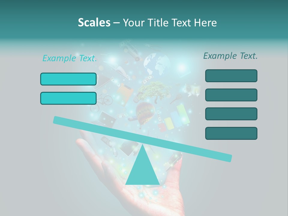 Innovation Hand Mobile PowerPoint Template