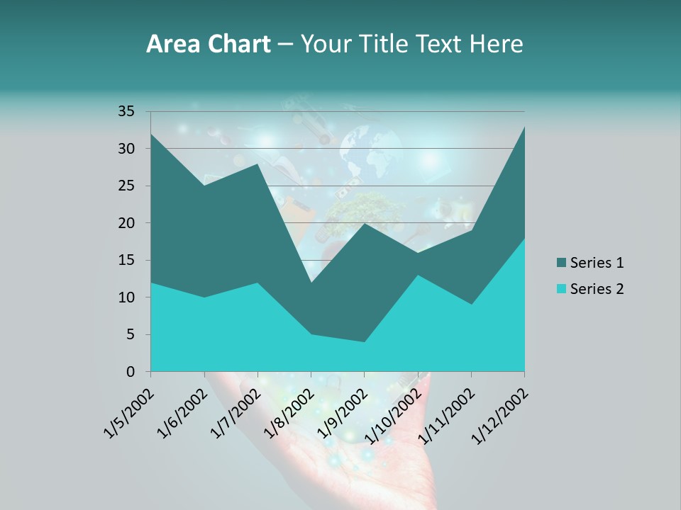 Innovation Hand Mobile PowerPoint Template