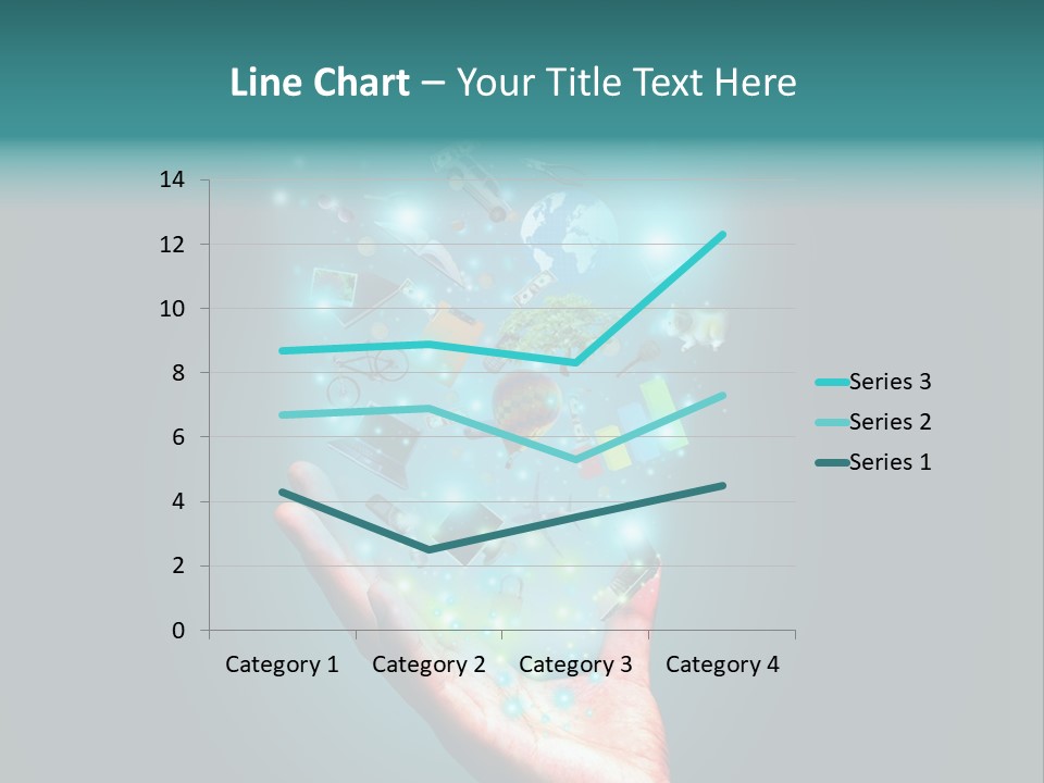 Innovation Hand Mobile PowerPoint Template