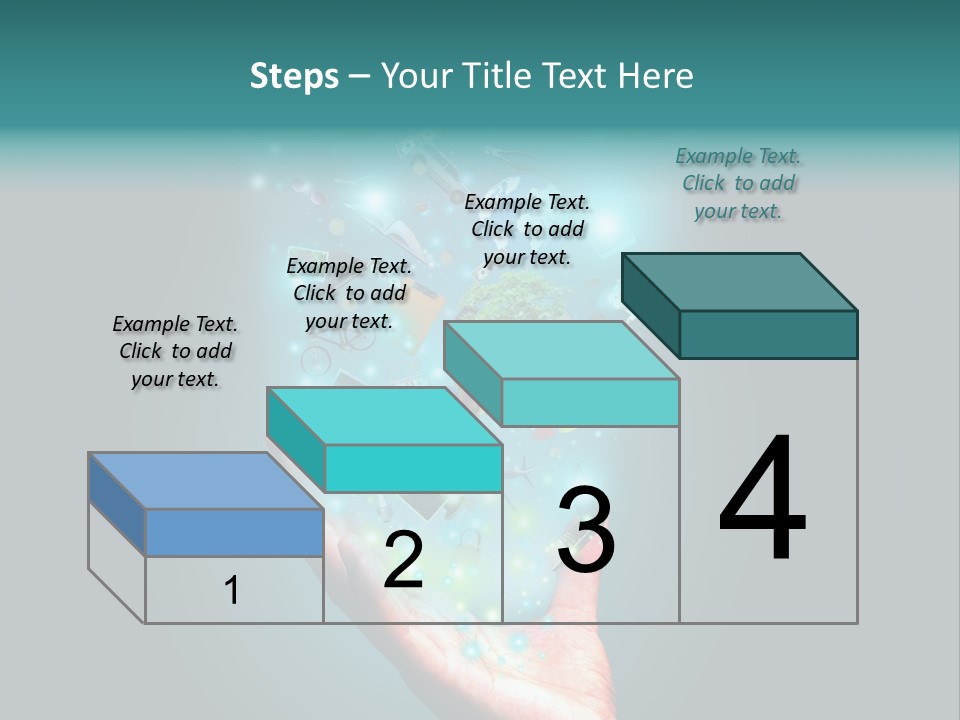 Innovation Hand Mobile PowerPoint Template