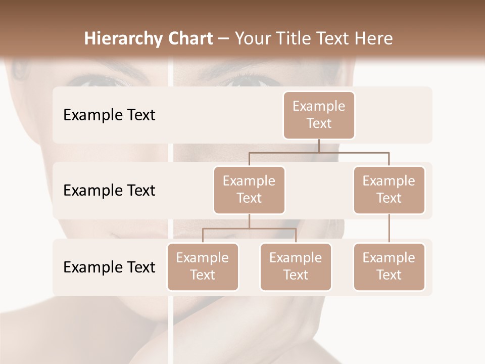 A Beautiful Woman With Blue Eyes Is Posing For The Camera PowerPoint Template