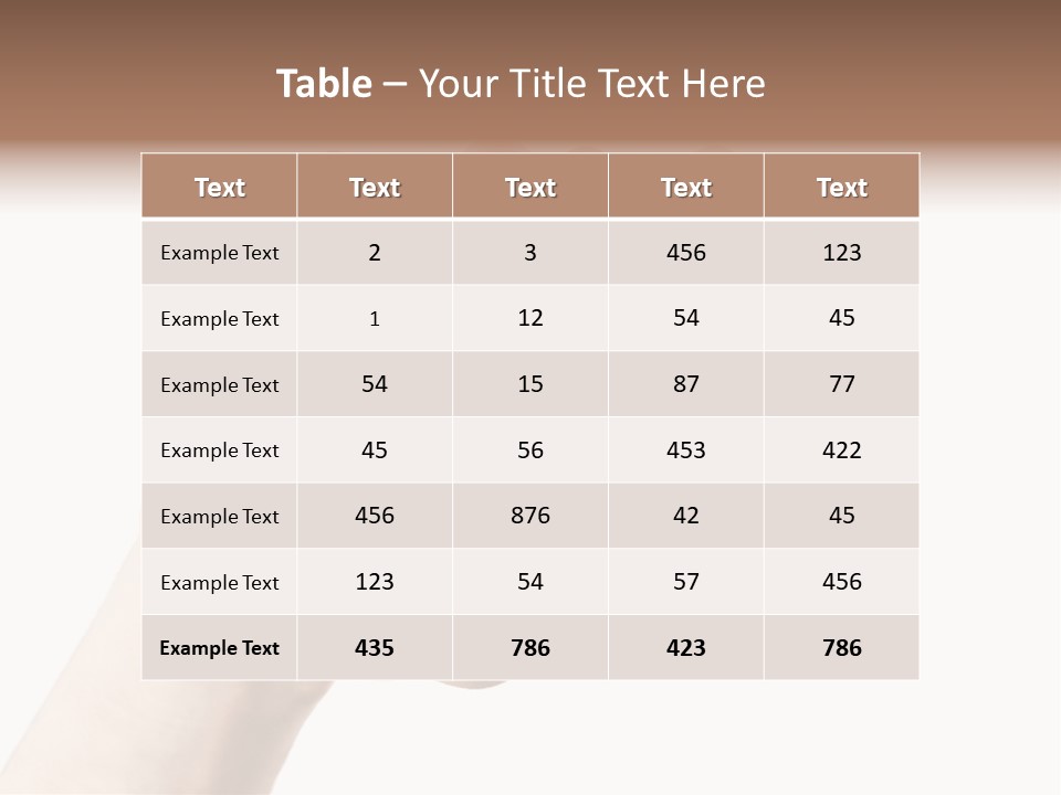 A Person Holding A Cell Phone With A White Screen PowerPoint Template