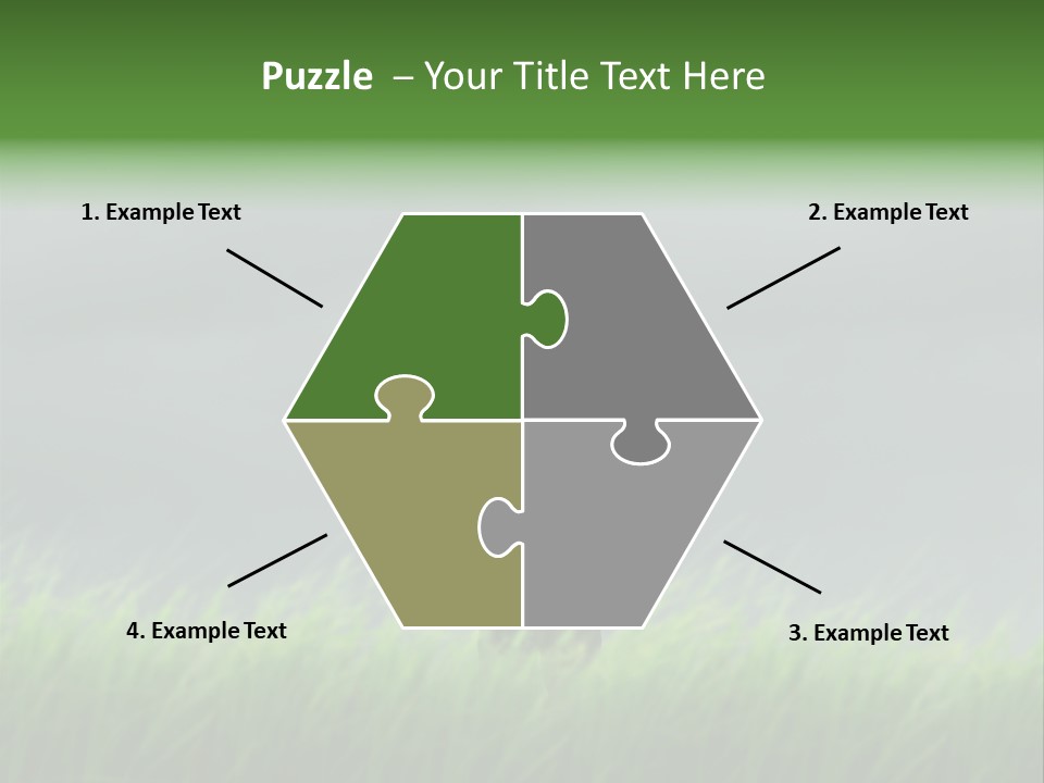 A Man Standing In A Field Holding An Umbrella PowerPoint Template