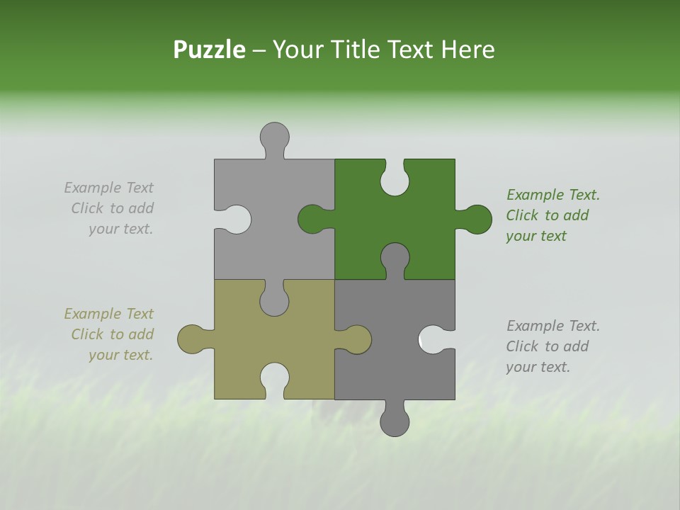 A Man Standing In A Field Holding An Umbrella PowerPoint Template