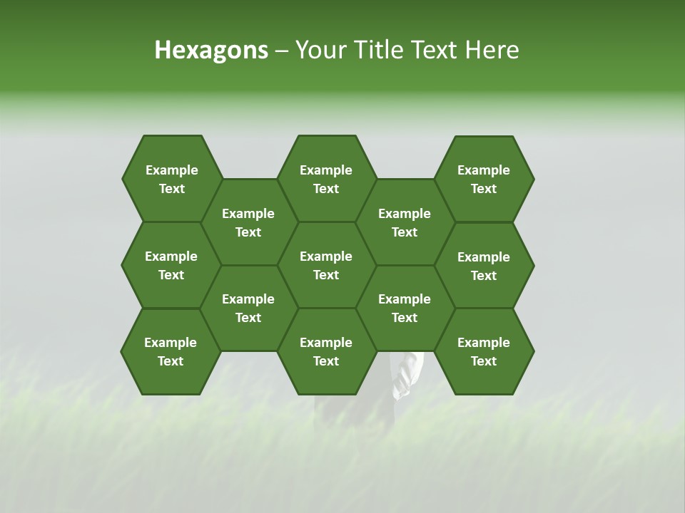 A Man Standing In A Field Holding An Umbrella PowerPoint Template