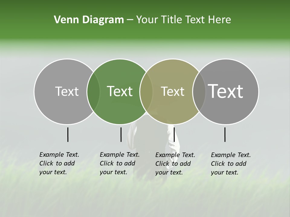 A Man Standing In A Field Holding An Umbrella PowerPoint Template