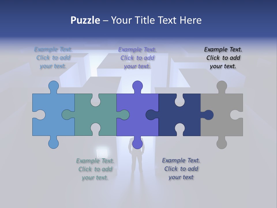 Wisdom Puzzle Conceptual PowerPoint Template