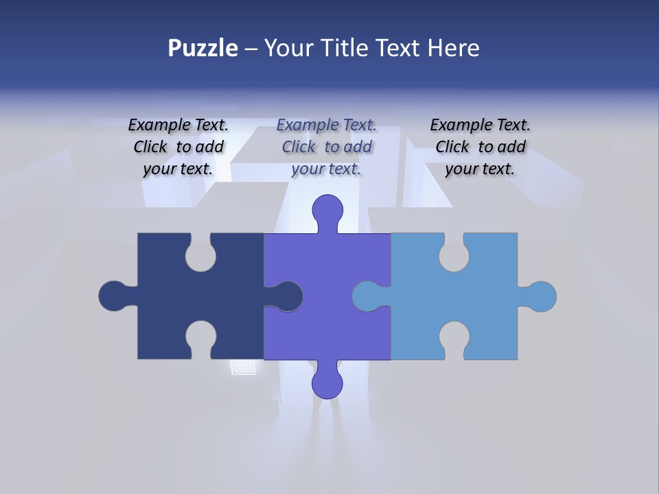 Wisdom Puzzle Conceptual PowerPoint Template