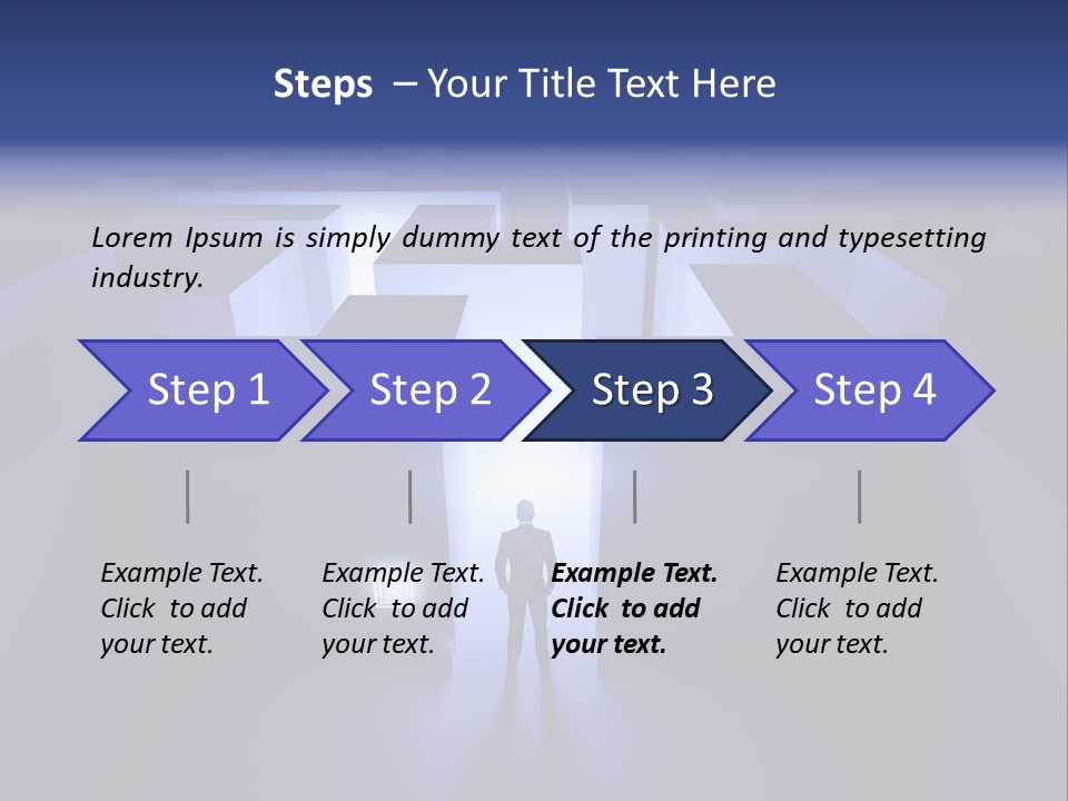 Wisdom Puzzle Conceptual PowerPoint Template