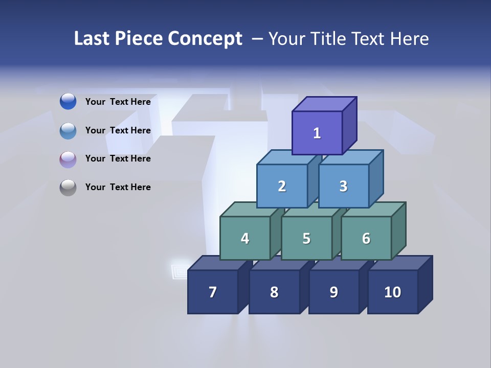 Wisdom Puzzle Conceptual PowerPoint Template