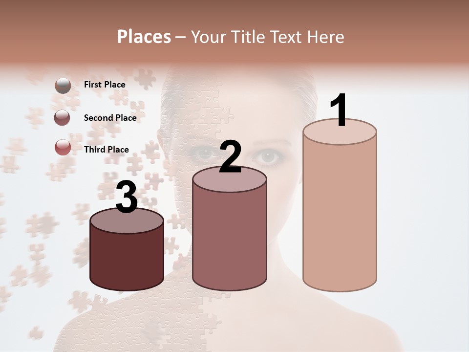 Close Up Skin Pretty PowerPoint Template