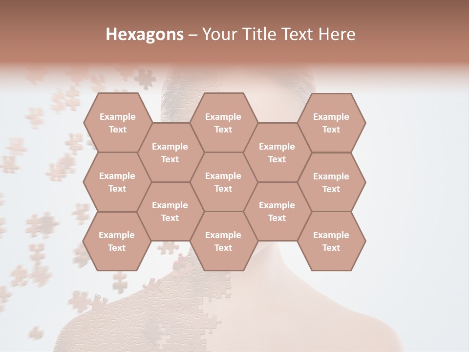 Close Up Skin Pretty PowerPoint Template