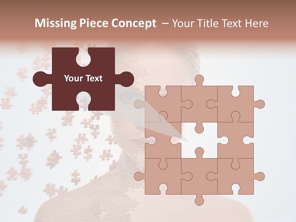 Close Up Skin Pretty PowerPoint Template