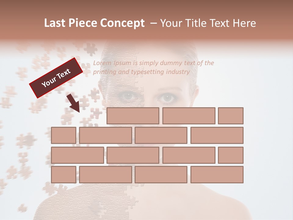 Close Up Skin Pretty PowerPoint Template