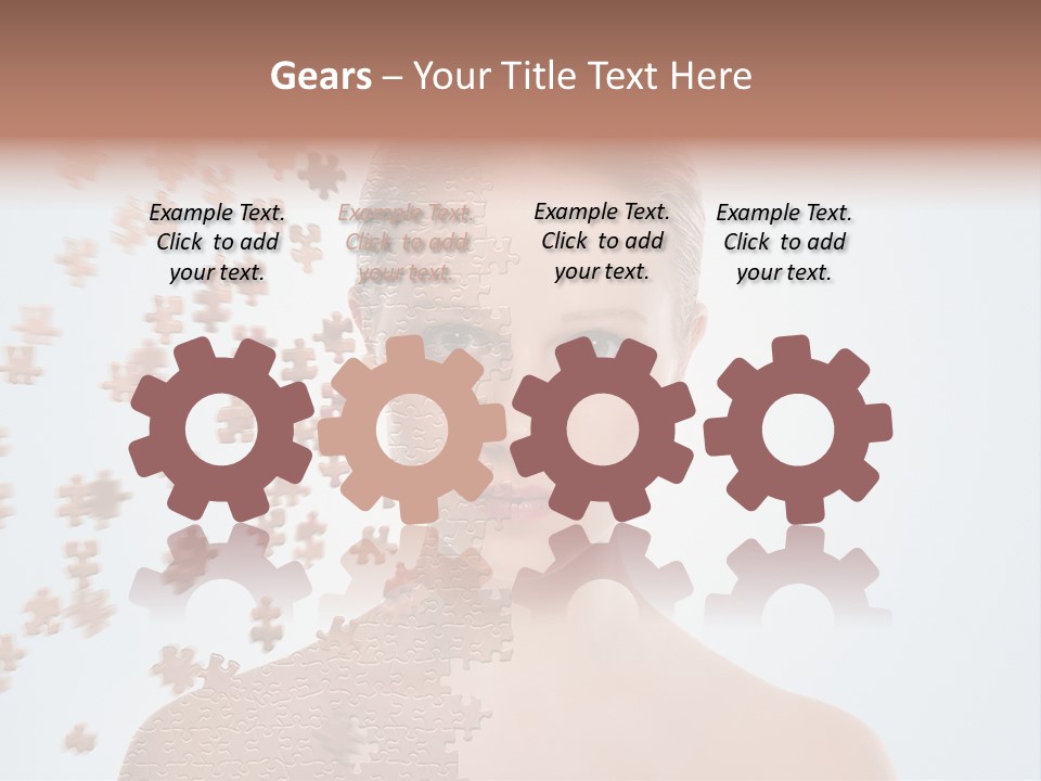 Close Up Skin Pretty PowerPoint Template