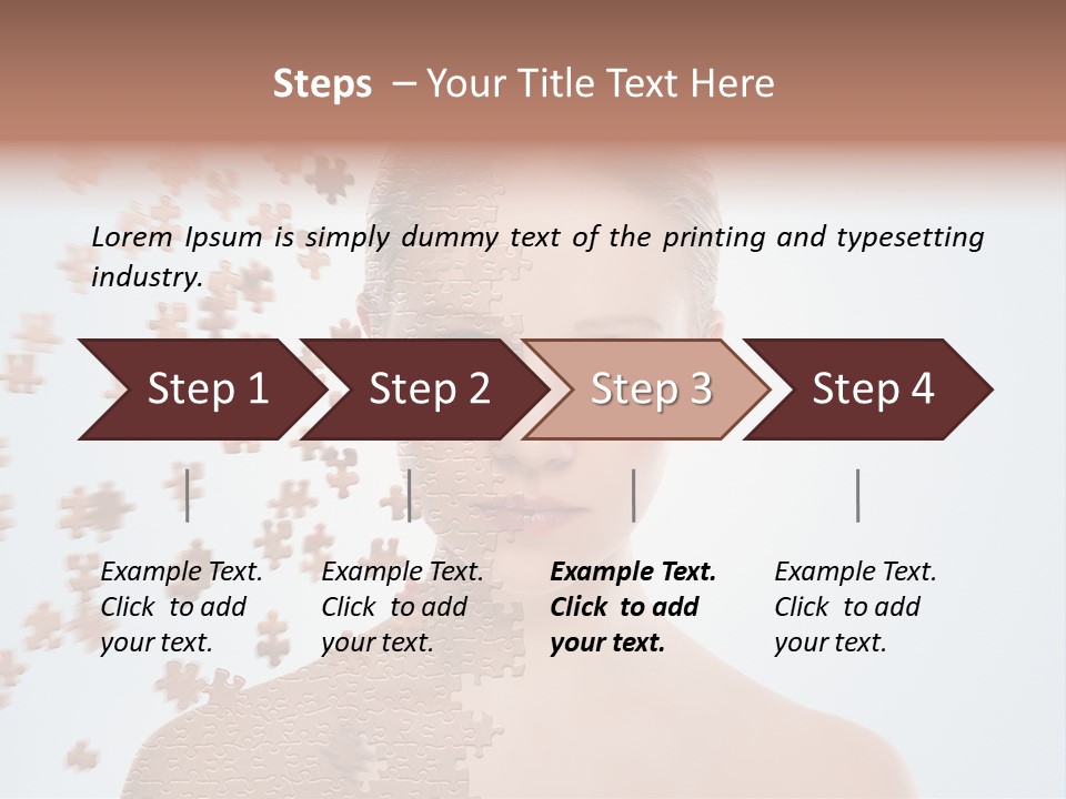Close Up Skin Pretty PowerPoint Template