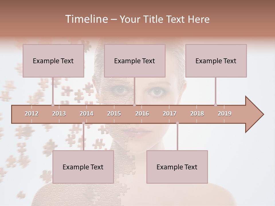 Close Up Skin Pretty PowerPoint Template
