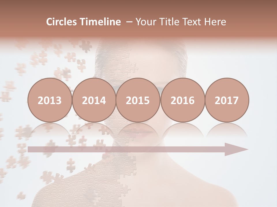 Close Up Skin Pretty PowerPoint Template