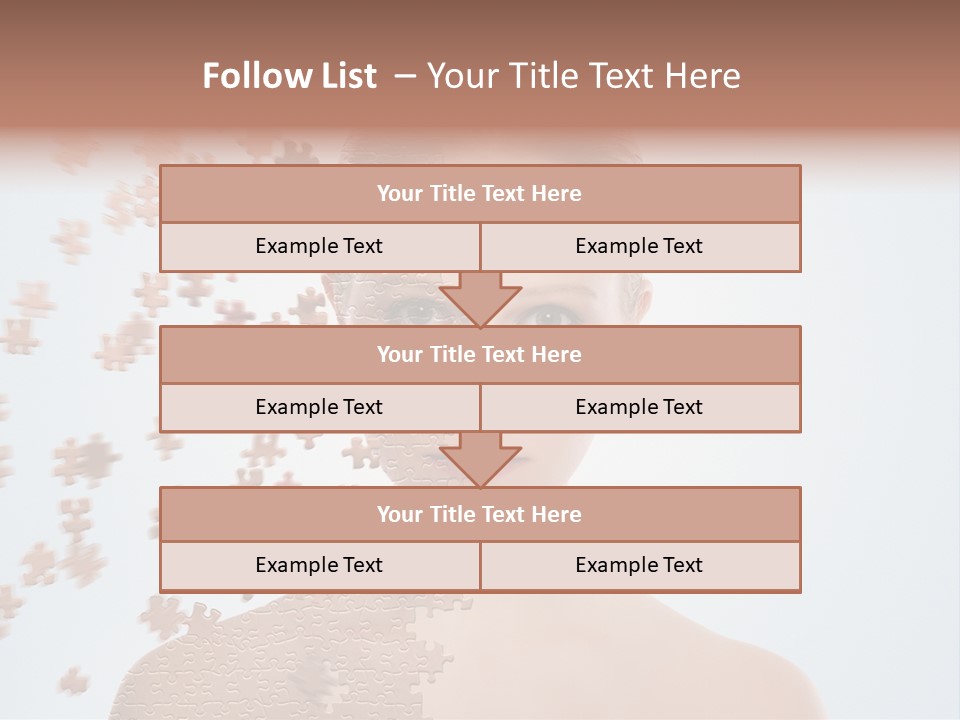 Close Up Skin Pretty PowerPoint Template