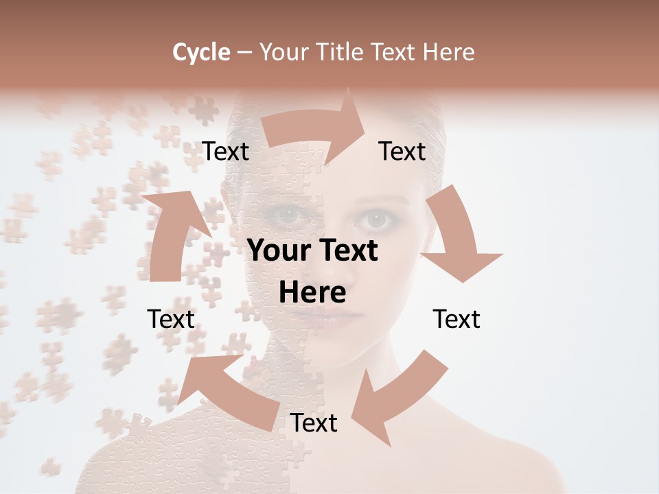 Close Up Skin Pretty PowerPoint Template