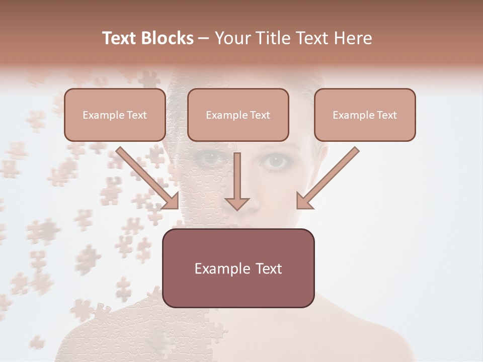Close Up Skin Pretty PowerPoint Template