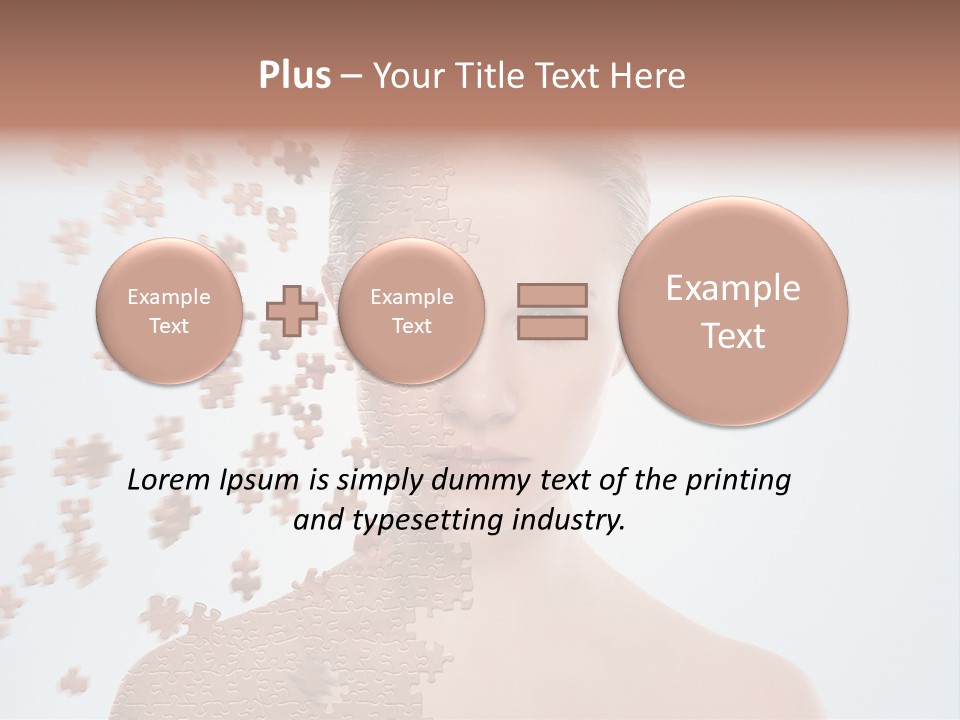 Close Up Skin Pretty PowerPoint Template