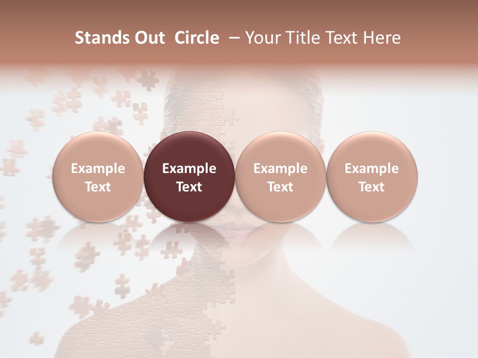 Close Up Skin Pretty PowerPoint Template