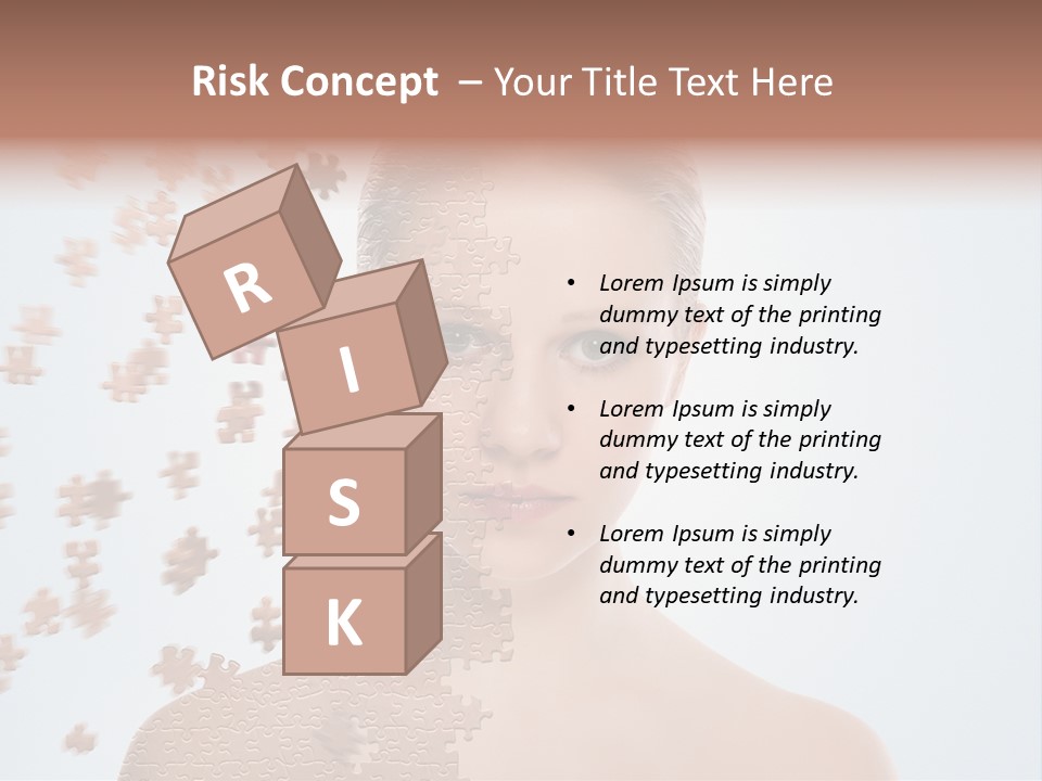 Close Up Skin Pretty PowerPoint Template