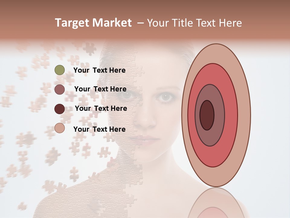 Close Up Skin Pretty PowerPoint Template