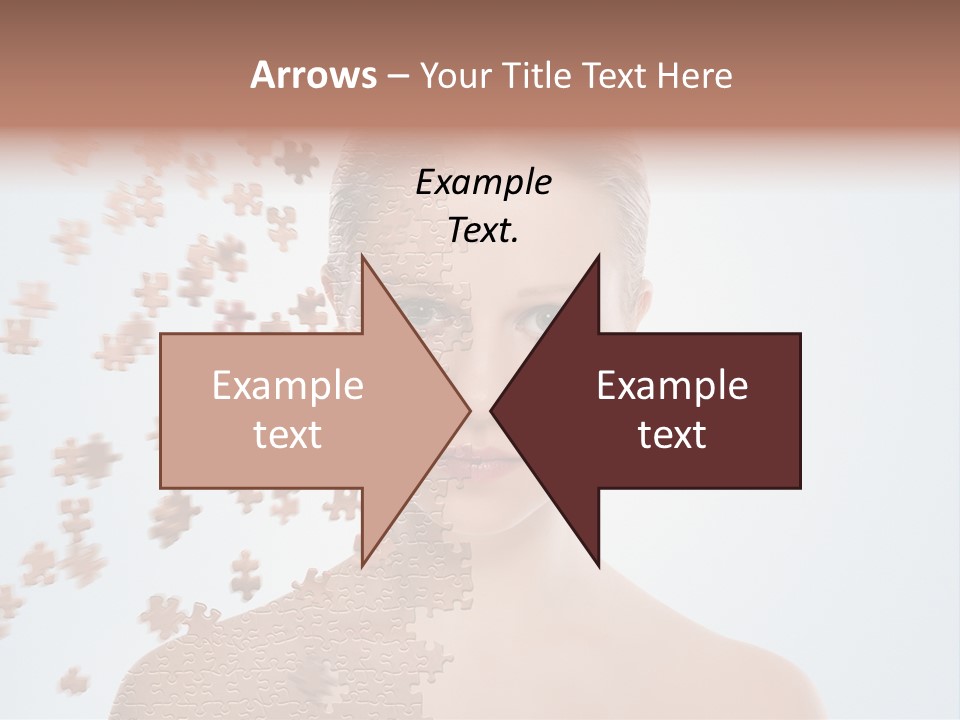 Close Up Skin Pretty PowerPoint Template