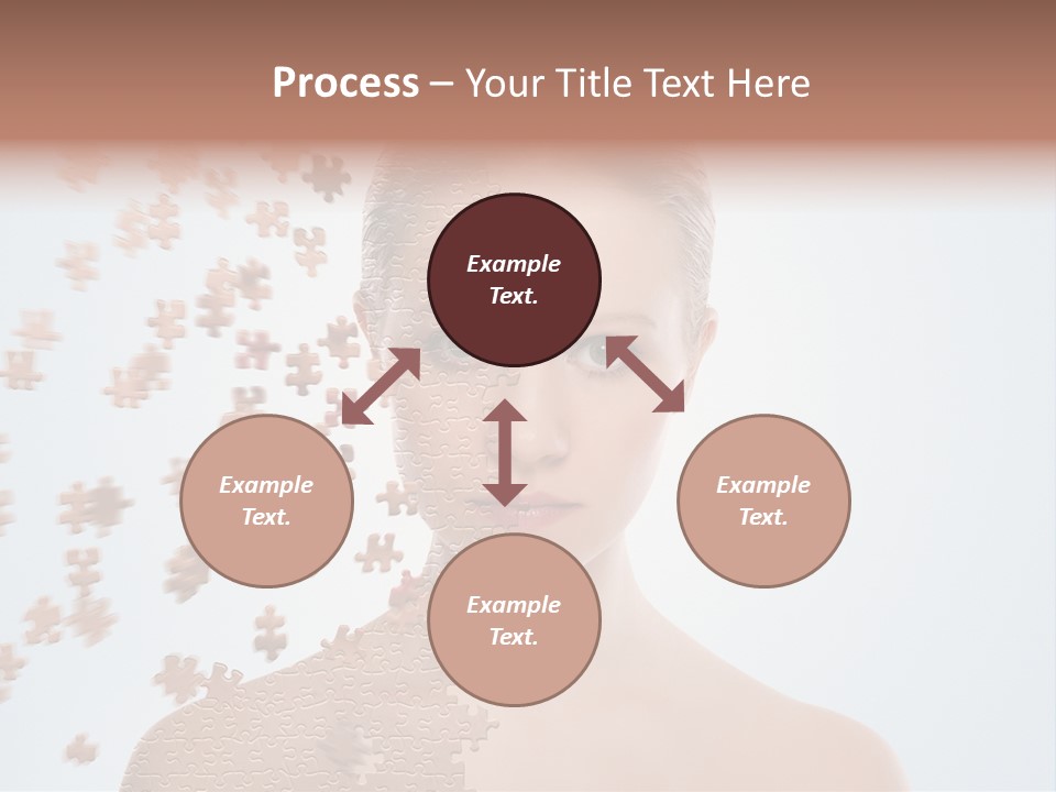 Close Up Skin Pretty PowerPoint Template