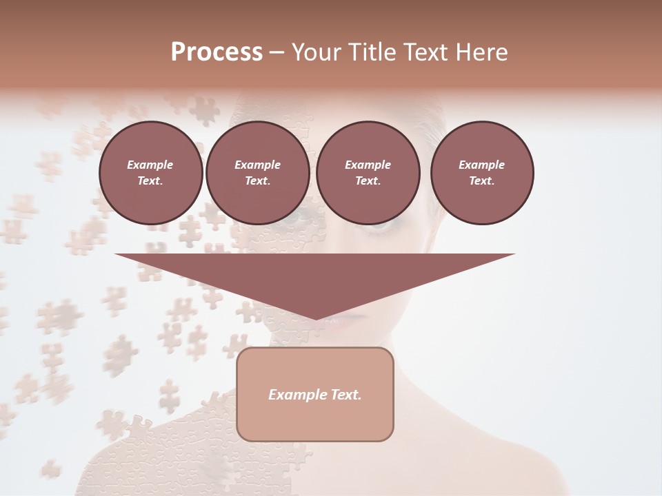 Close Up Skin Pretty PowerPoint Template
